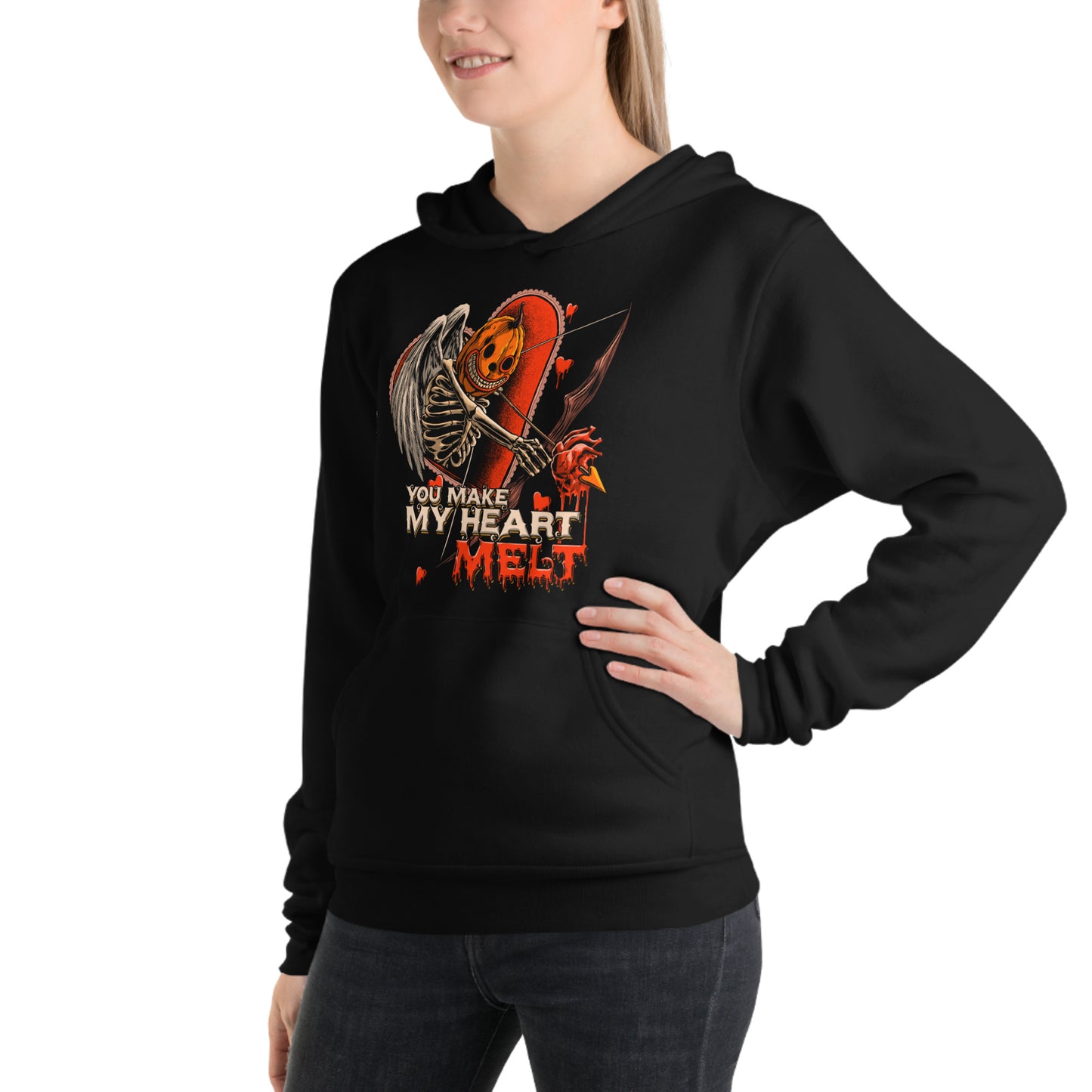 Love is in The Scare - Cupid Hoodie