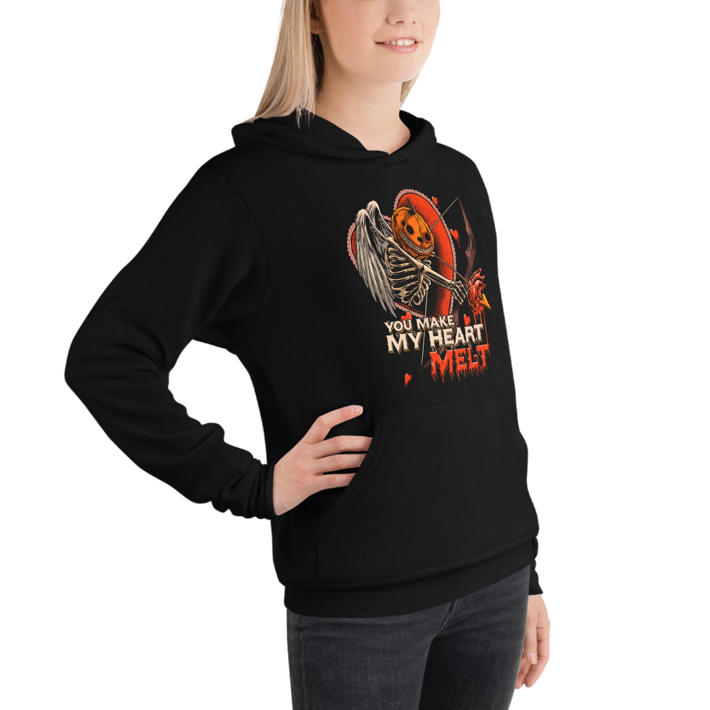 Love is in The Scare - Cupid Hoodie