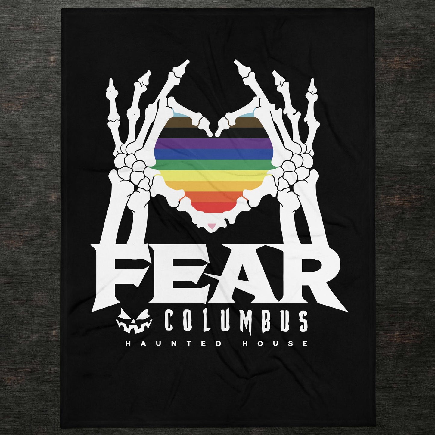 Fear Pride Throw Blanket