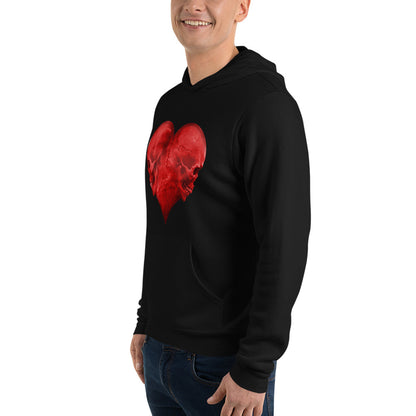 Love is in The Scare - Heart Hoodie