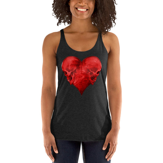 Love is in The Scare - Heart Tank Top